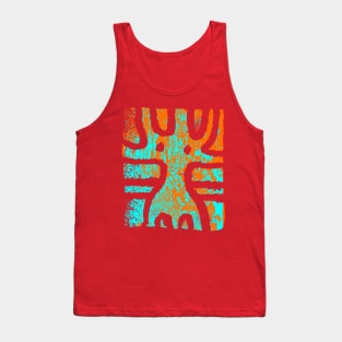 Minimal Alien Stamp VINTAGE Tank Top